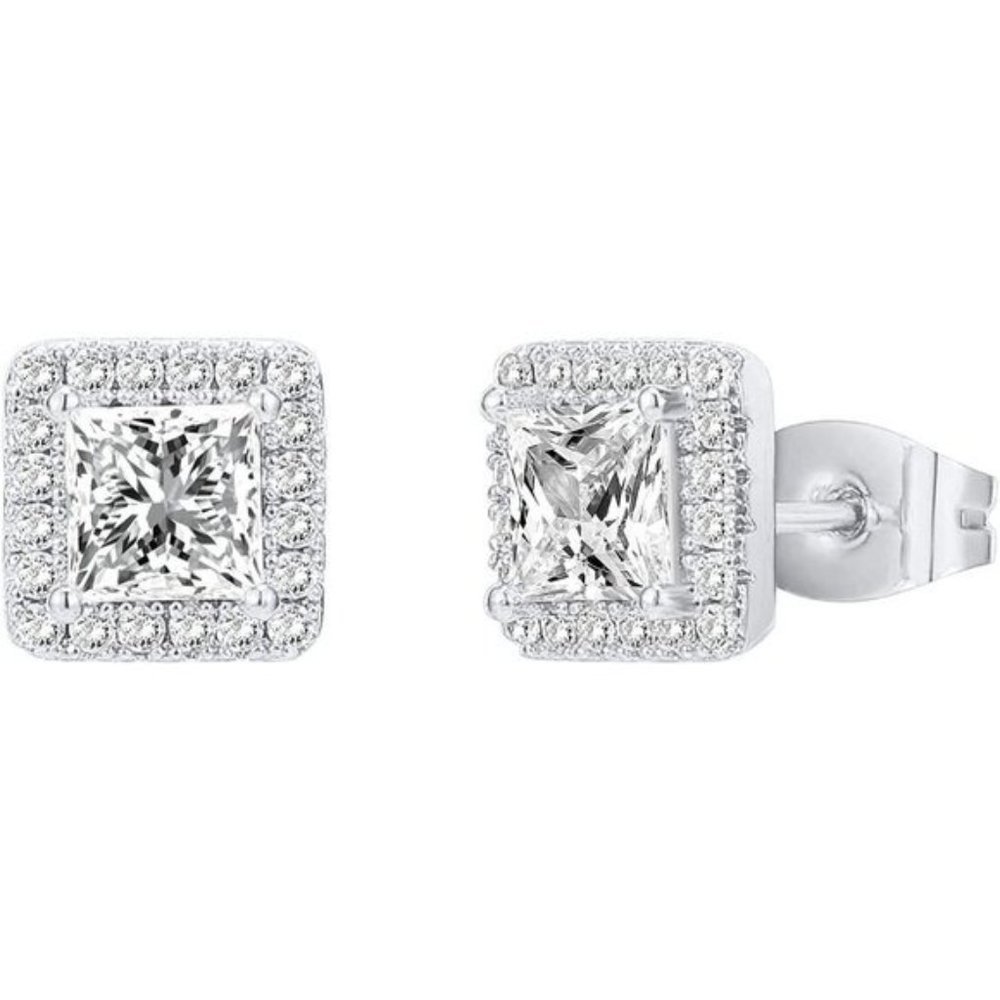 14K Gold Diamond Earring